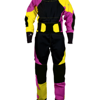 Sandiline Kajak Droogpak Extreme 4L W's Roze & Geel / Blauw & Zwart