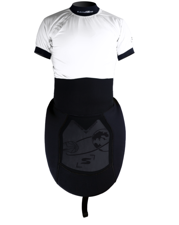 7-mars_short_front_white Sandiline Combo Mars -Fobos Ready Spraydeck Long/Short Sleeve C1/K1