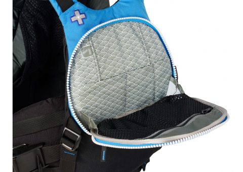 Astral Geen Jacket Midnight Black, Fire Orange, Aqua Fade