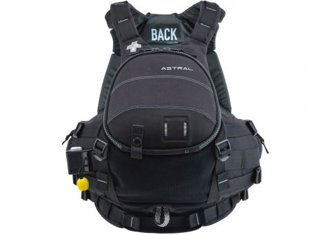 Astral Geen Jacket Midnight Black, Fire Orange, Aqua Fade