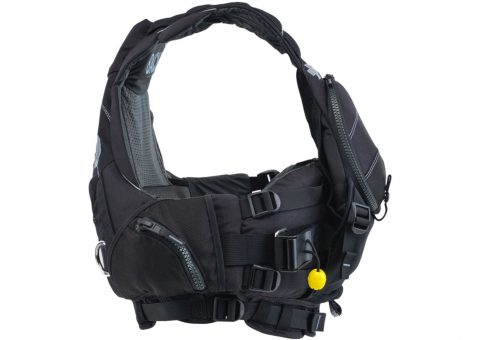 Astral Geen Jacket Midnight Black, Fire Orange, Aqua Fade