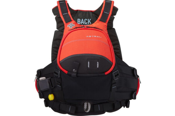 Astral Geen Jacket Midnight Black, Fire Orange, Aqua Fade